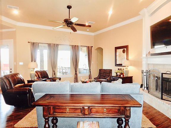 View Of Open Living Area From Entryway.