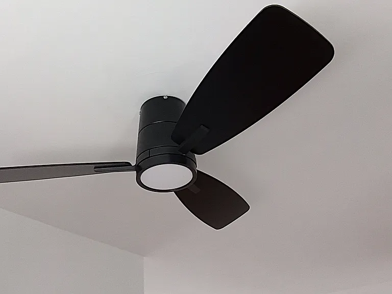 Ceiling fan in the kitchen