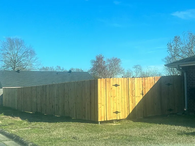 New fence built in 2023