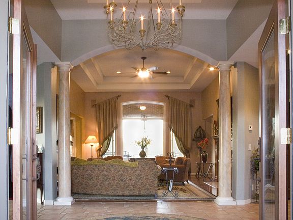 Dramatic Front Entrance