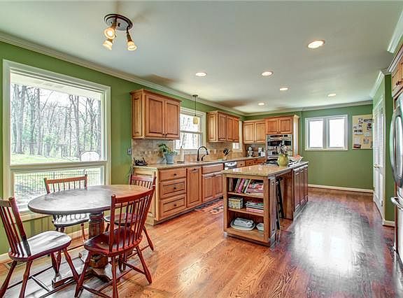 View of kitchen from family room