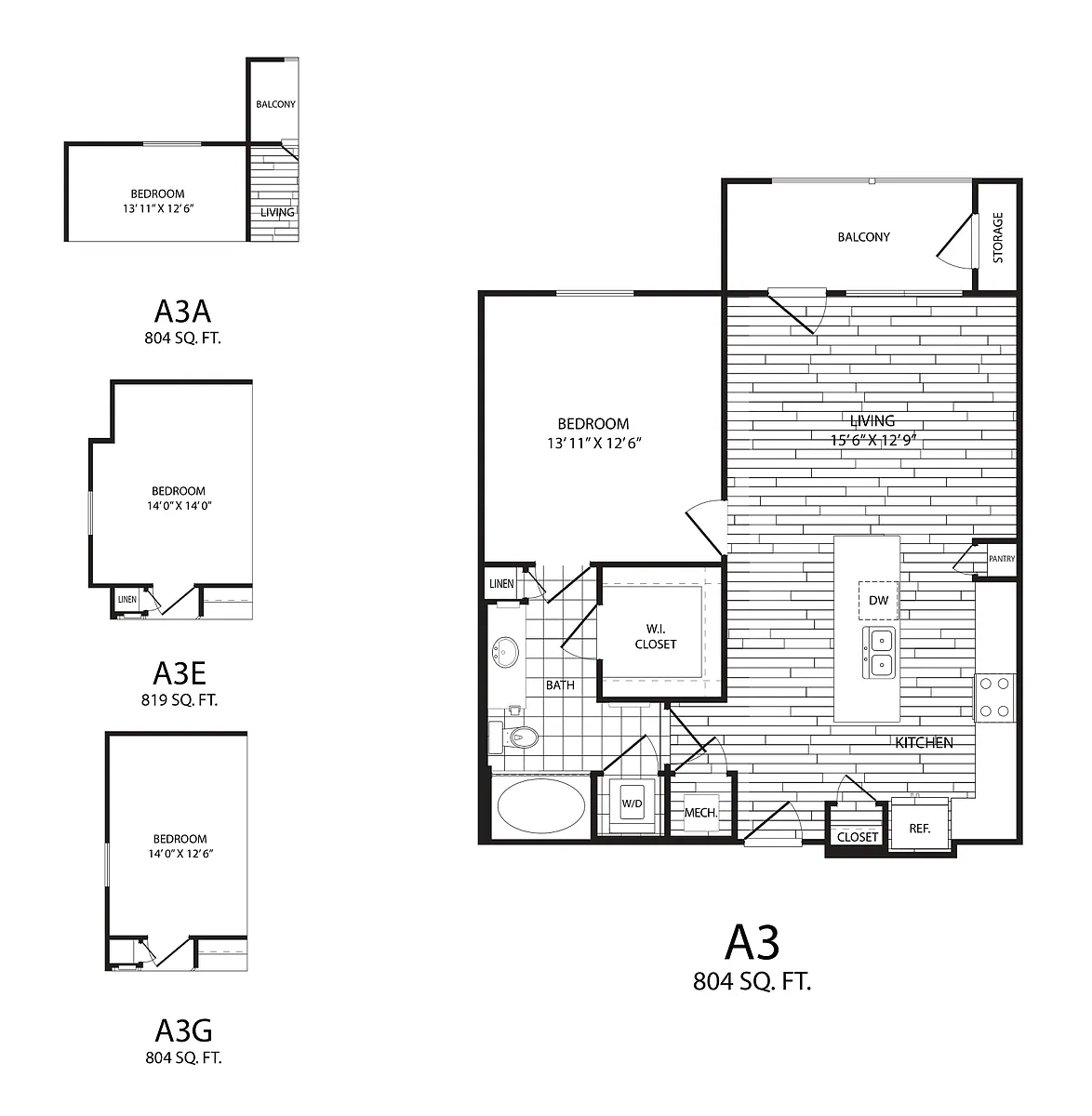 Floor plan A3A