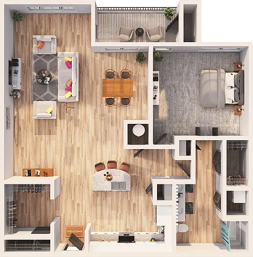 Floor plan Drexel - S1