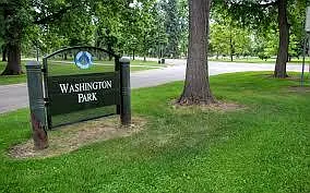 A short walk or bike ride to Washington Park
