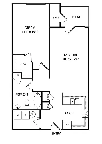 Floor plan A1A