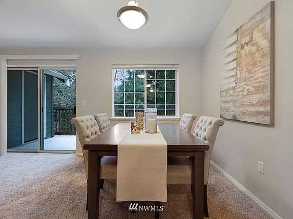 The nature preserve is visible from the living room, dining room, kitchen and master bedroom!