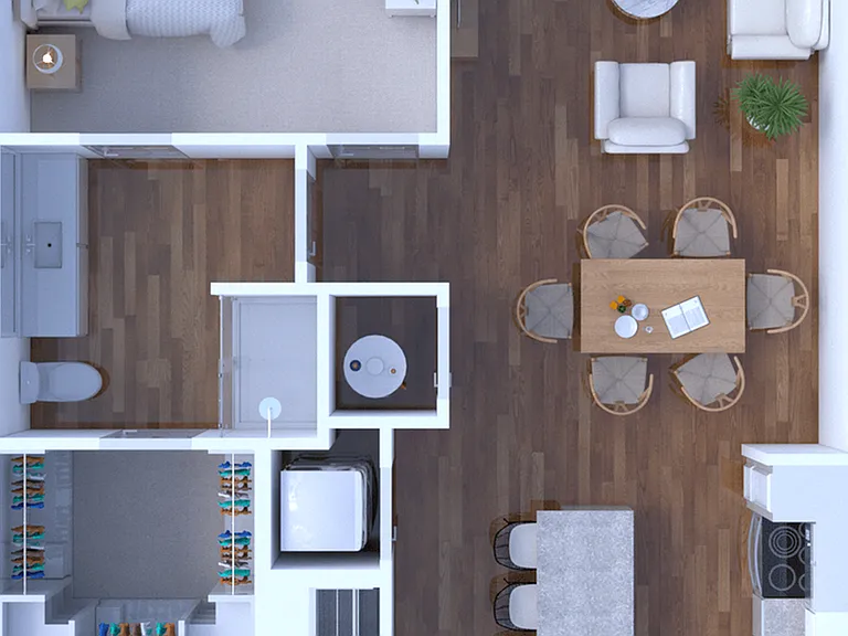 1 Bed/1 Bath 906 sq ft 1 Bed/1 Bath 906 sq ft
