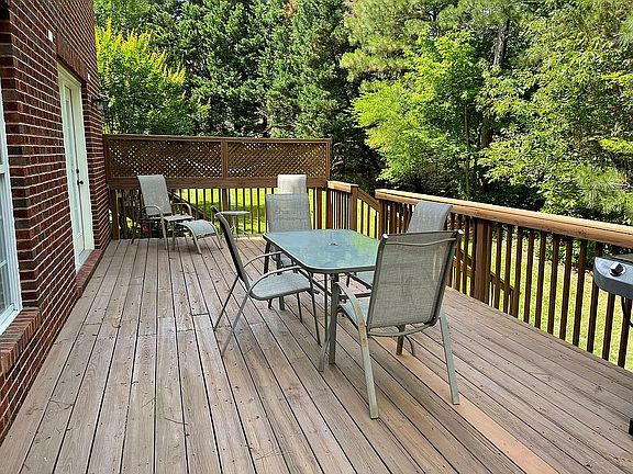 Deck shaded all afternoon 