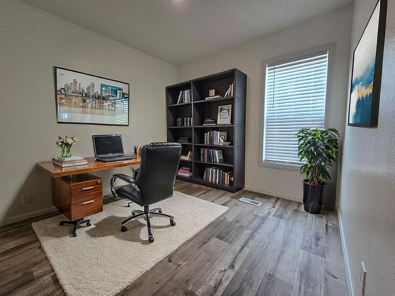 front bed staged