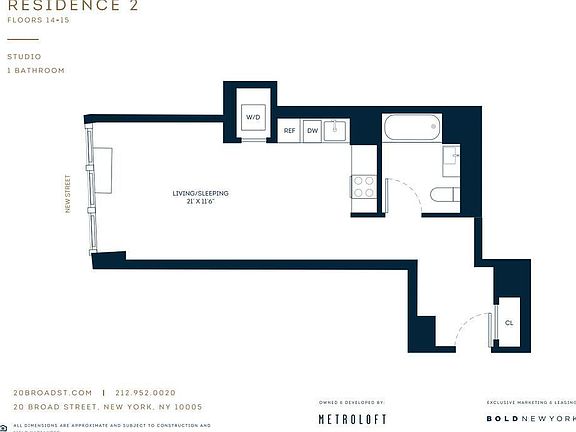 2nd image of 20 Broad St #1402