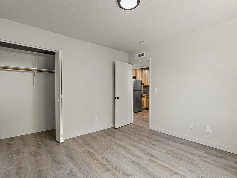 View of largest bedroom.