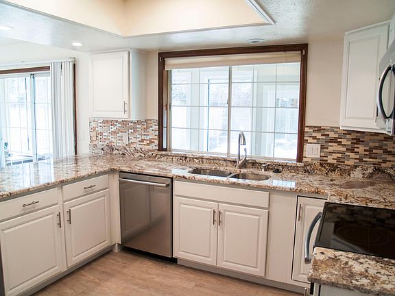 Kitchen with New stainless steel appliances