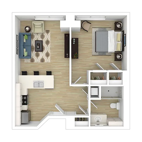 Floor plan Cobalt Reimagined