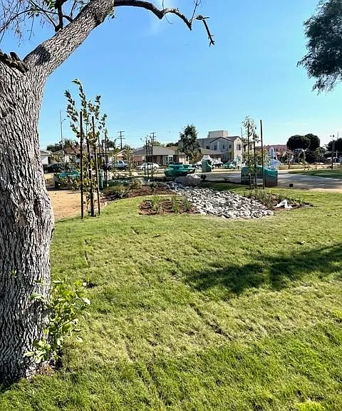 New City walking park, right across the street