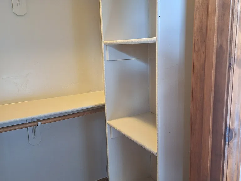 Front master bedroom walk in closet.