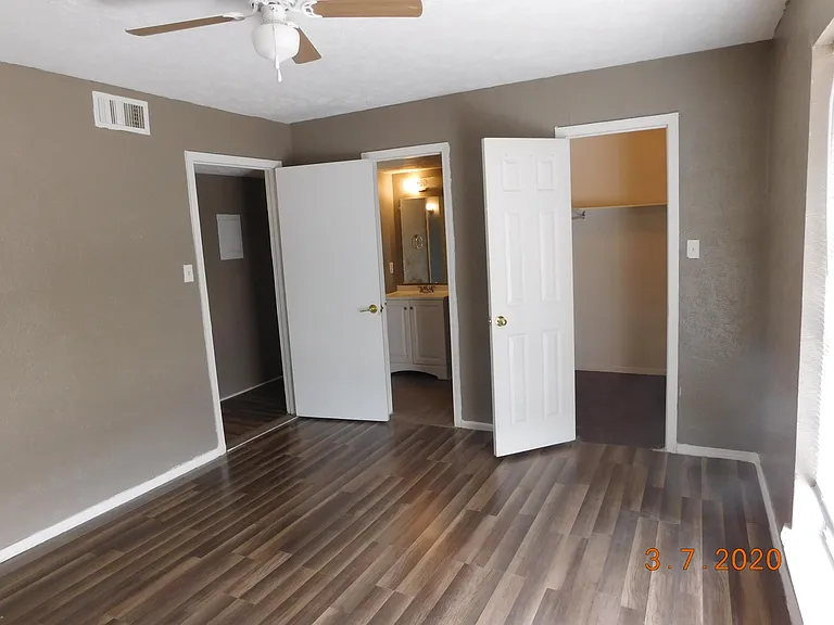 Master bedroom at rear.