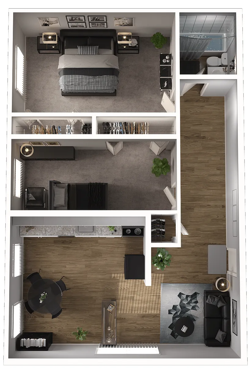Floor plan 2X1 B