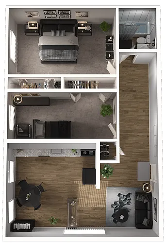 Floor plan 2X1 B