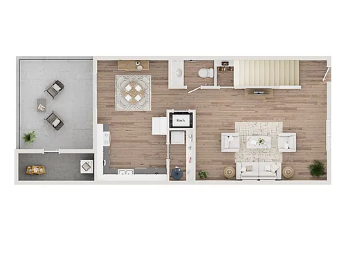 Floor plan Townhome A