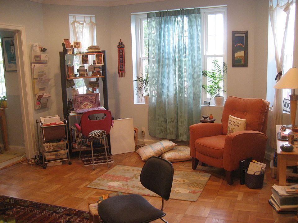 Living room view to window