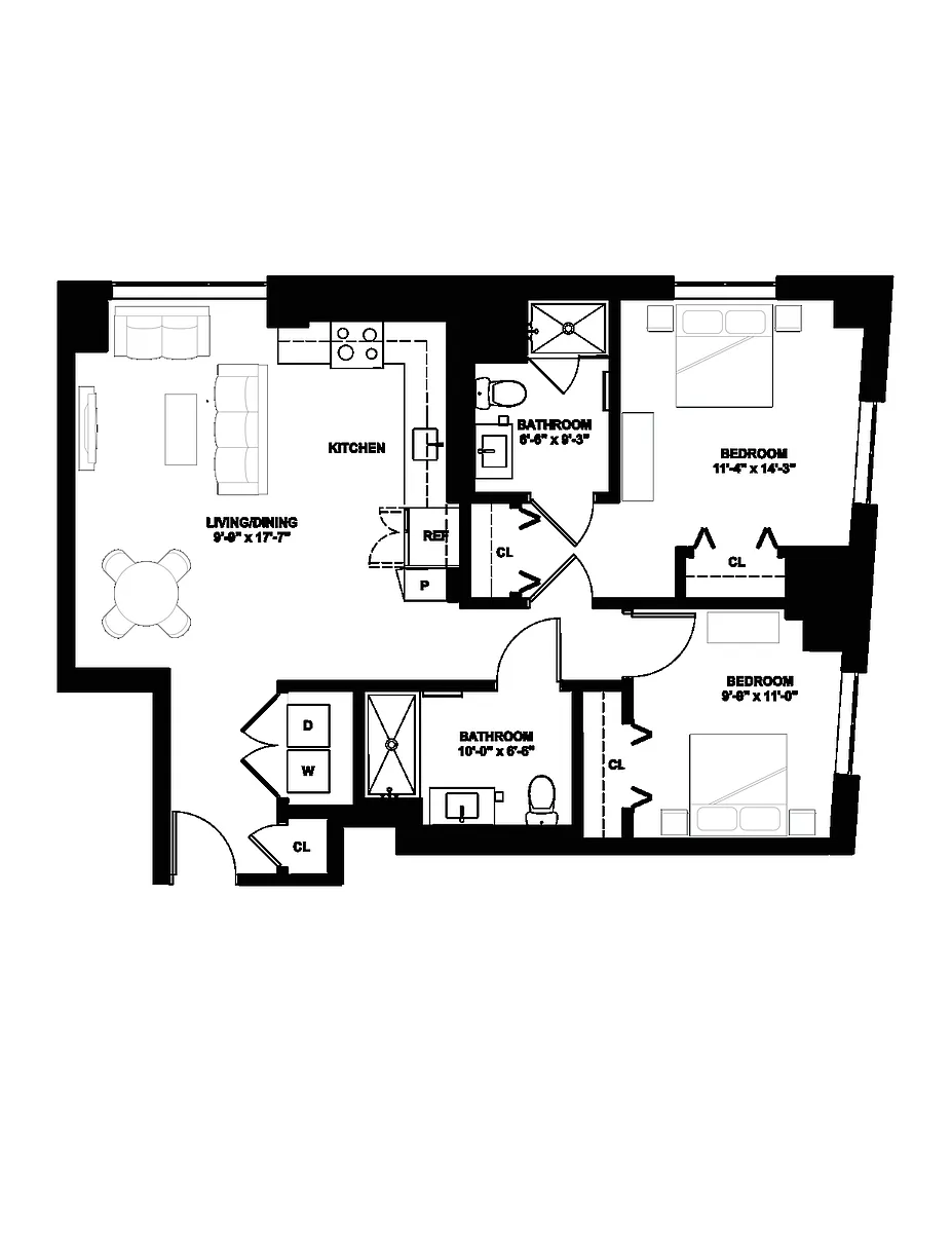 Floor plan D2-HC