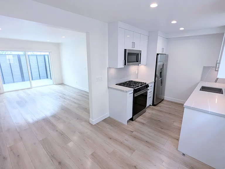 Kitchen, Dining, and Living Rooms