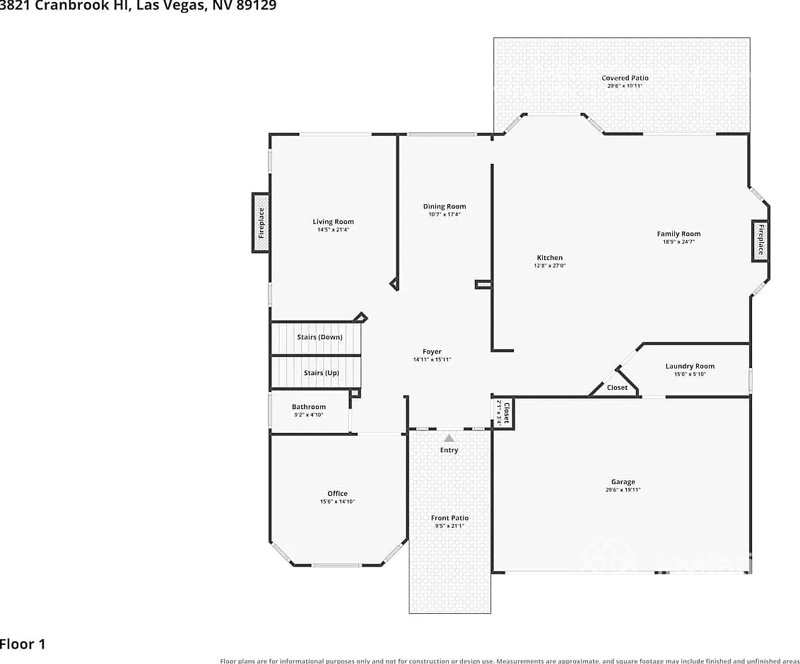 3821 Cranbrook Hill St Las Vegas, NV 89129 — Photo 3