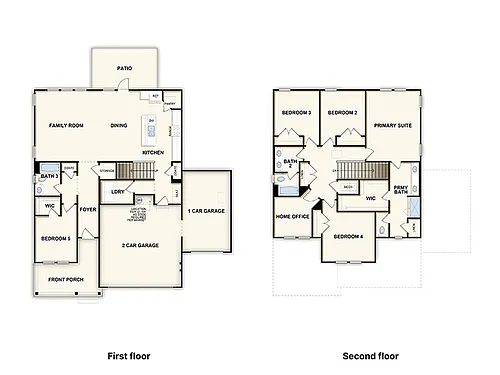 Floor plan Taft 3-Car Garage