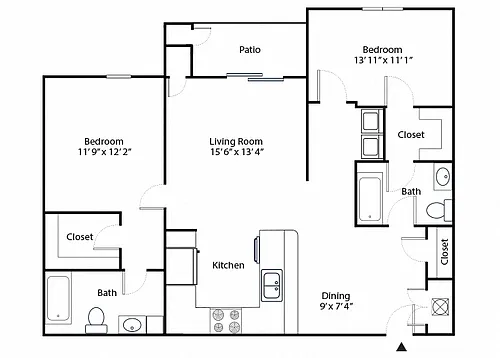 Floor plan Oak