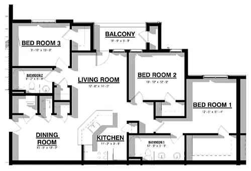 Floor plan Ayrshire