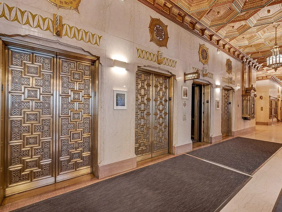 Beautiful art deco lobby