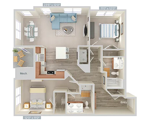 Floor plan B2-1215-ter