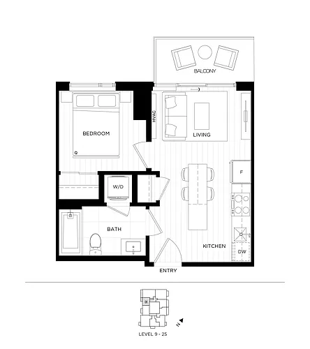 Floor plan T2-0906