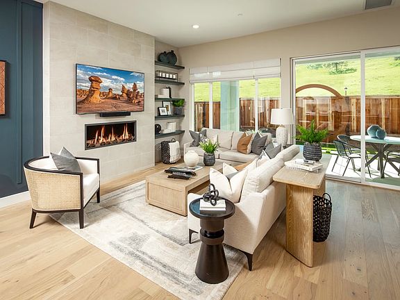 The Meadows Plan 1 Model Great Room