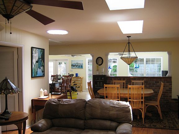 sky lights in living/dining area