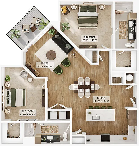 Floor plan B19
