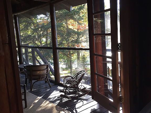 Part of huge screen porch