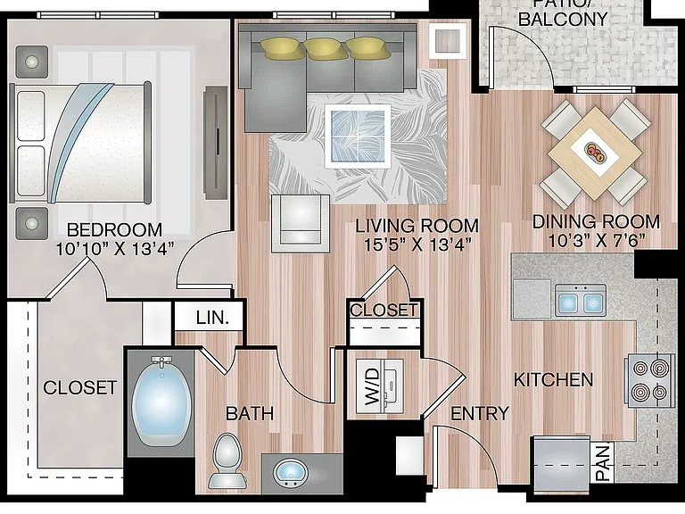 759 Sq. Ft. 759 Sq. Ft.