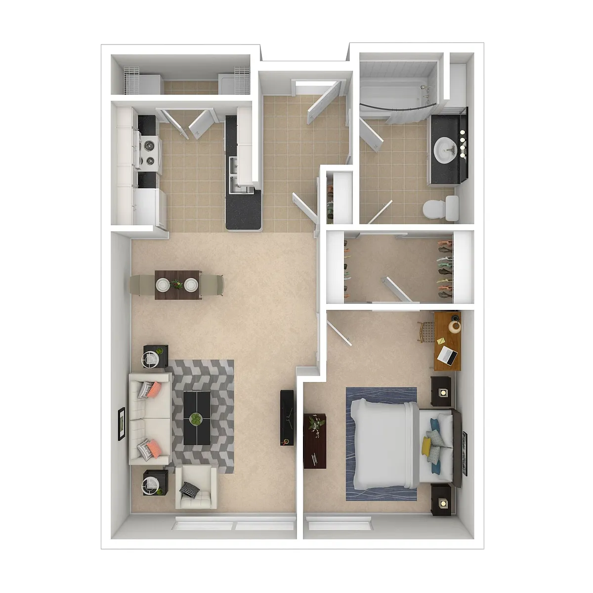 Floor plan 1X1