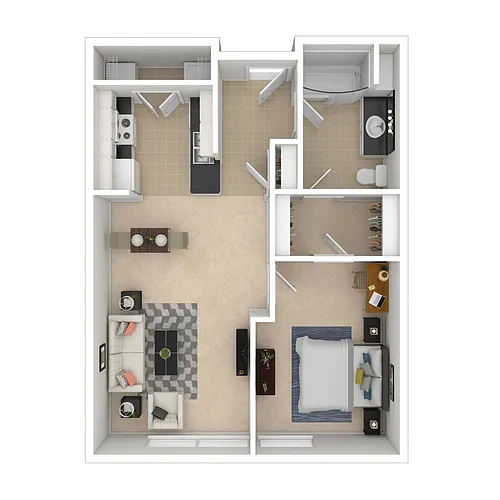Floor plan 1X1