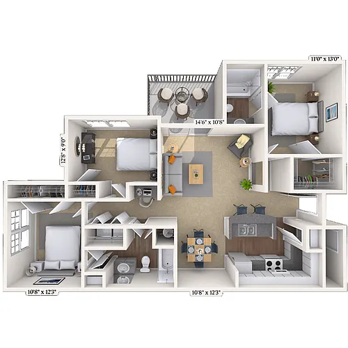 Floor plan Chesapeake