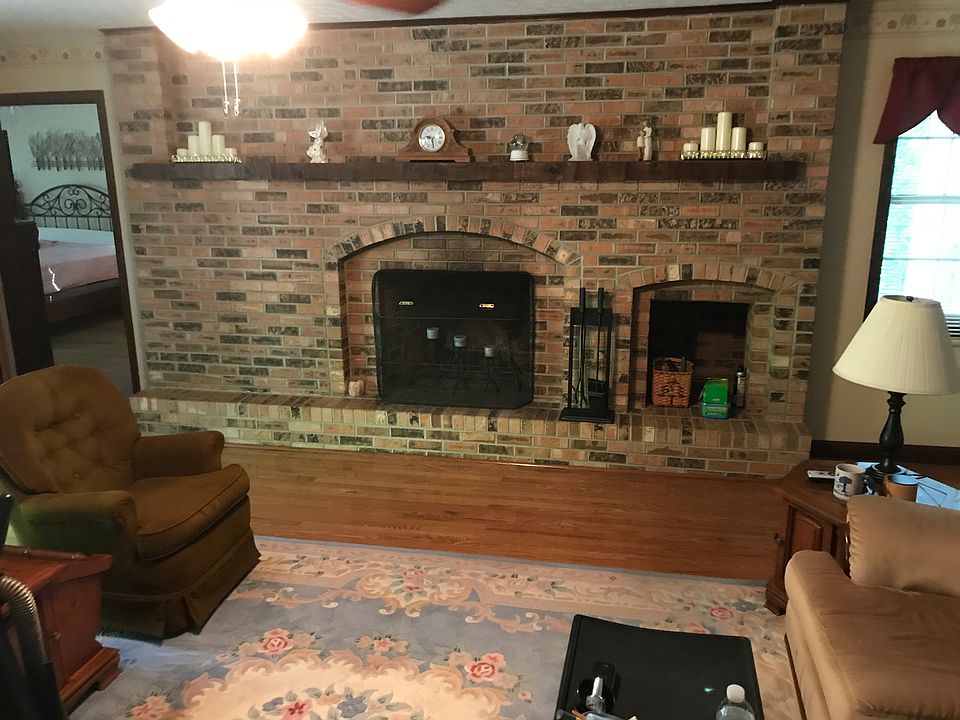 Huge Firplace In Living Room