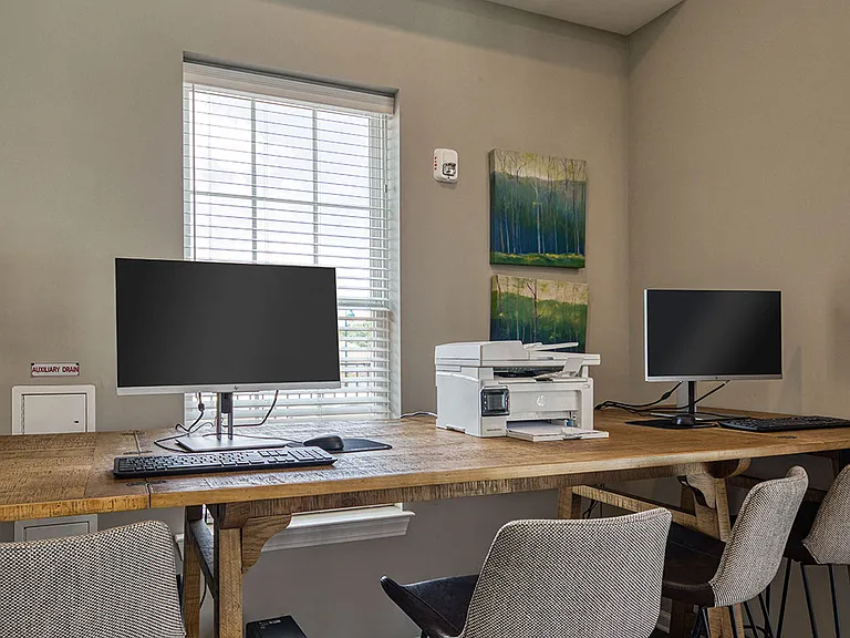 Business Center with computer and printer access