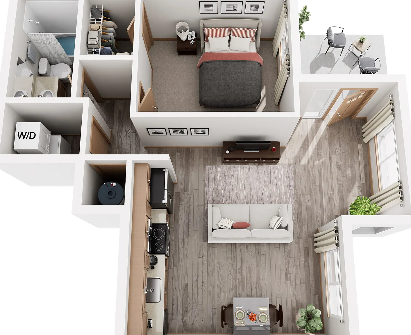 1 bed, 633 sqft, $1,321 — Photo 1