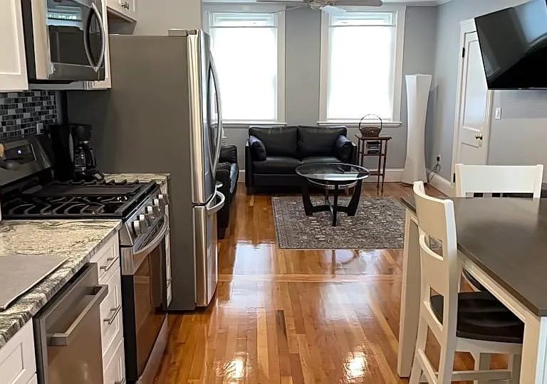 Open concept design. Room dimensions approximately 25ft x 14 ft.