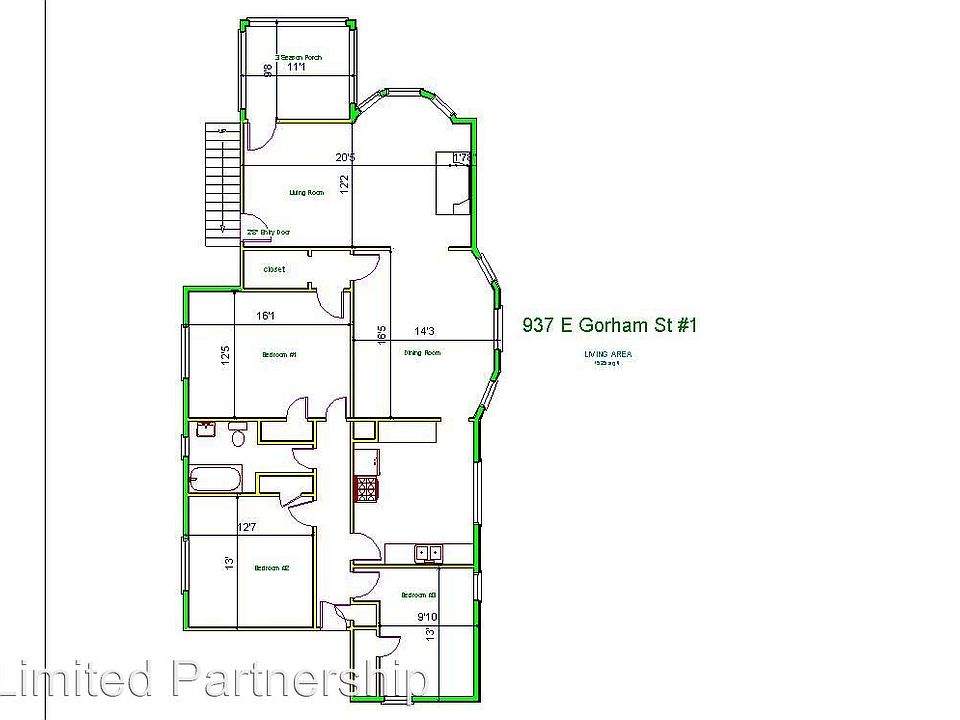 2nd image of 937 E Gorham St APT 1