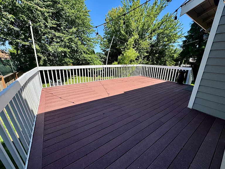 Oversized Back Deck