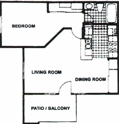 One Bedroom One Bathroom One Bedroom One Bathroom