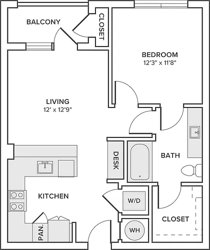 Floor plan A01
