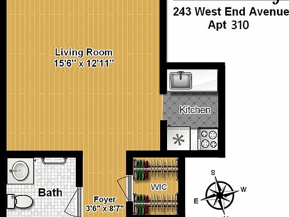 2nd image of 243 W End Ave APT 310